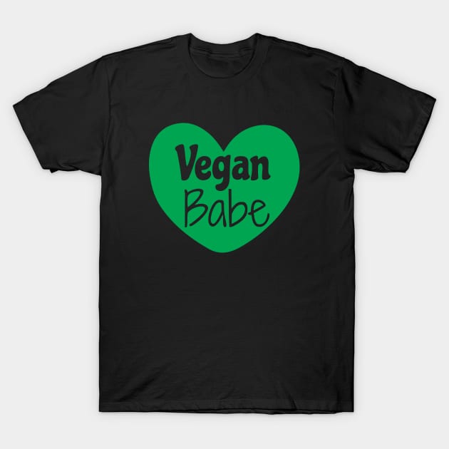 Vegan Babe T-Shirt by defytees